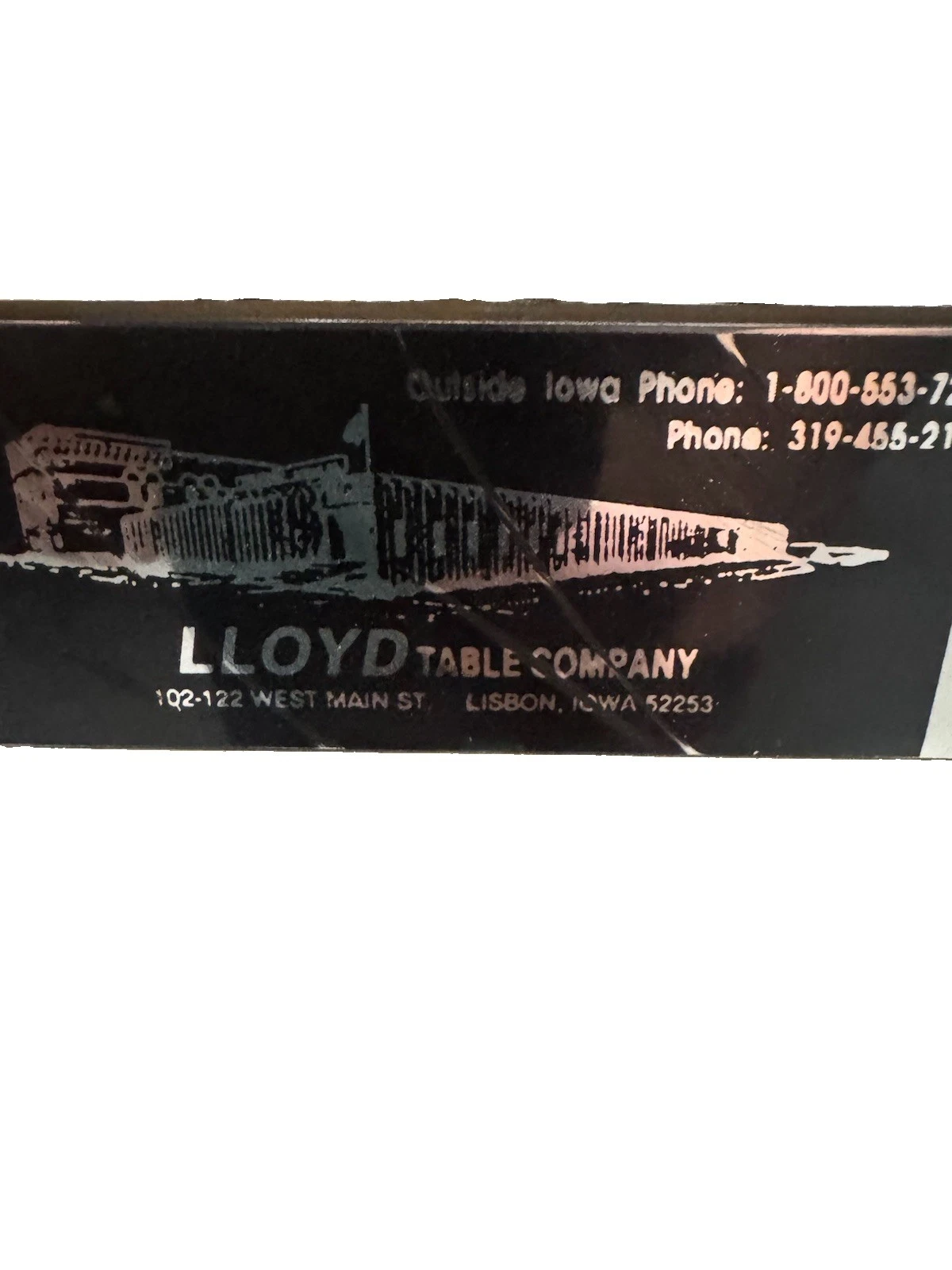 Lloyd Table Company Chiropractic Stationary Treatment Table - Image 2